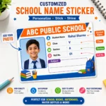 Customize Student Name Sticker - Image 3